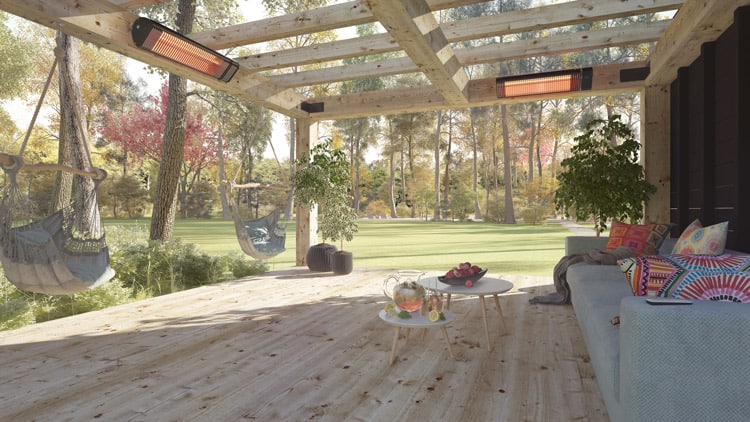 Electric Heater for your Pergola